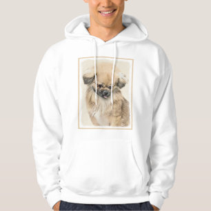 Moletom Pintura em Pekingese - Arte de Cachorro Original