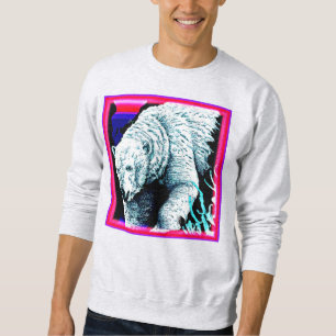 Moletom Pintura impressionante de um Urso Polar. Compre ag