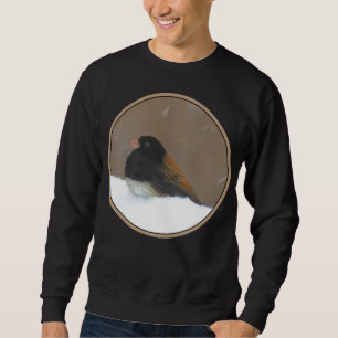 Moletom Pintura Junco De Olhos Escuros - Arte De Pássaro O