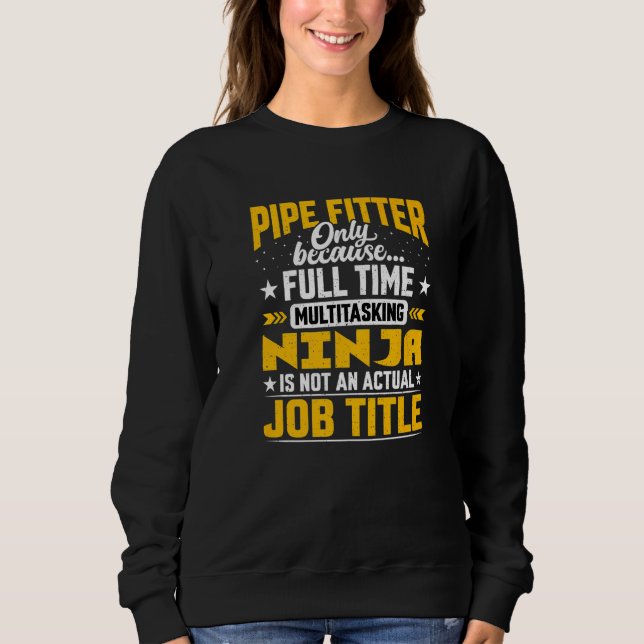Moletom Pipe Fitter Cargo Pipefitter Plumber Steamfi (Frente)