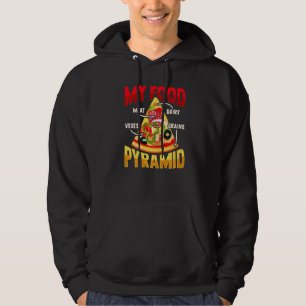 Moletom Pirâmide De Comida De Pizza Para Pizza Lover
