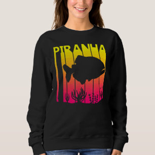 Moletom Piranha Fish Retro