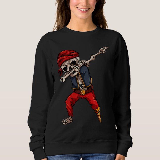 Moletom Pirata Esqueleto Dabbing 2 (Frente)