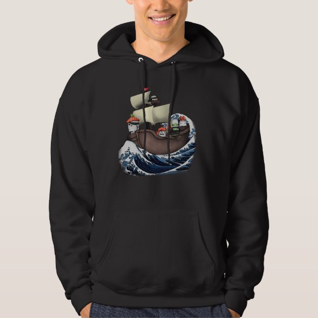 Moletom pirata sushi (Frente)