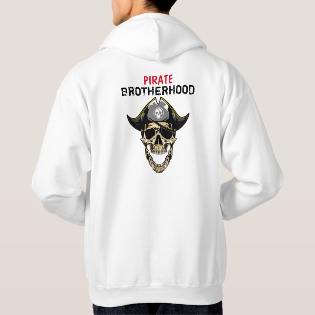 MOLETOM PIRATE SKULL FELIZ BROTHERHODIE (Verso)