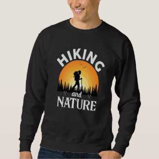 Moletom Pista E Natureza Female Hiker Retro Sunset