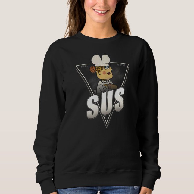 Moletom Pista Sra. White Sus Poster (Frente)