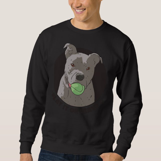 Moletom Pit Bull Dog Long (Frente)