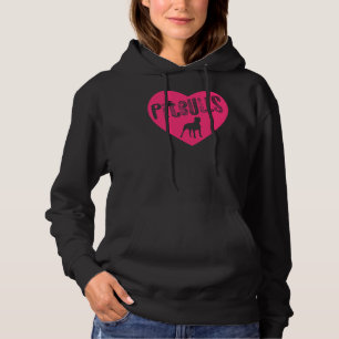 Moletom Pit Bull Heart Pitbulls Rosa Transparente American