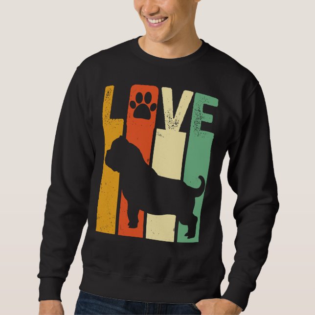 Moletom Pitbull Americano Ou Colo De Raça A Granel Retro V (Frente)