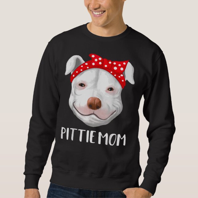 Moletom Pitbull Dog Lovers Pittie Mãe Dia de as mães 287 (Frente)