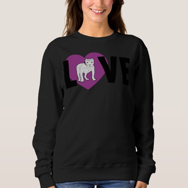 Moletom Pitbull Love Fit (Frente)