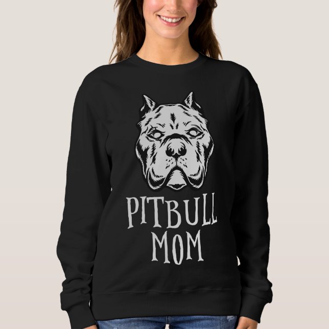 Moletom Pitbull Mãe Pittie Proprietária Americana Bully Lo (Frente)