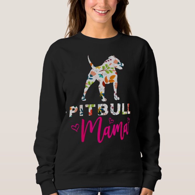 Moletom Pitbull Mama Cute Dog Lover (Frente)