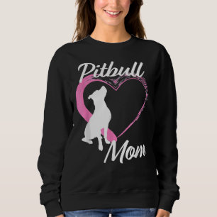 Moletom Pitbull Para Amantes De Pitbull Cute Pitbull Mãe R