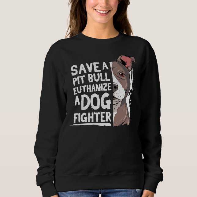 Moletom Pitbull Pit Bull Terrier Save A Pitbull (Frente)