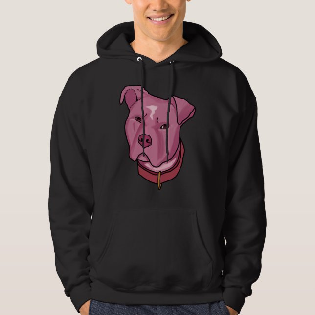 Moletom Pitbull Rosa (Frente)