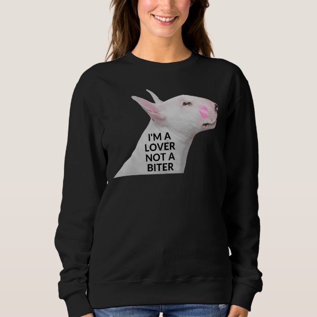 Moletom Pitbull Sou Um Lover Não Uma Bela (Frente)