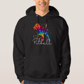 Moletom Pitbull Tie Dye Rainbow Dog Lover