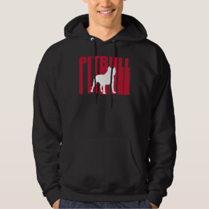 Moletom Pitbull Touro Touro Vermelho Estilizado Torrão Tra
