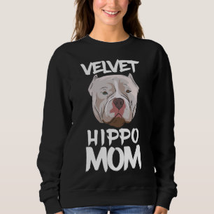 Moletom Pitbull Velvet Hippo Dog Mãe