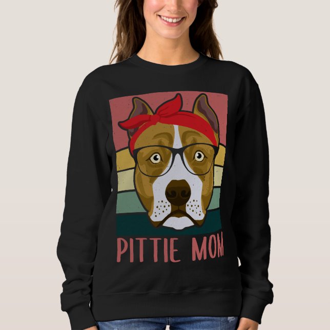 Moletom Pittie Mãe Americana Pit Bull Terrier Owner (Frente)