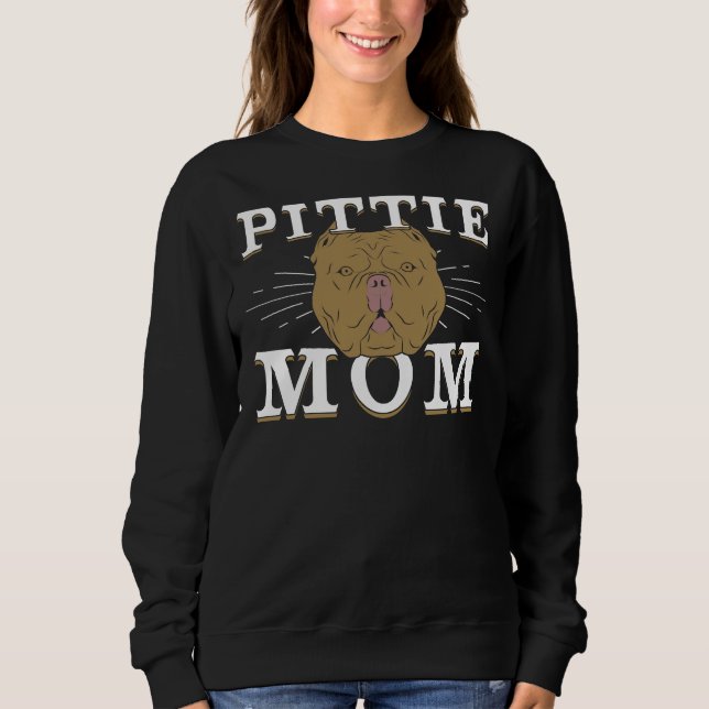 Moletom Pittie Mãe Cão Pitbull Mãe (Frente)