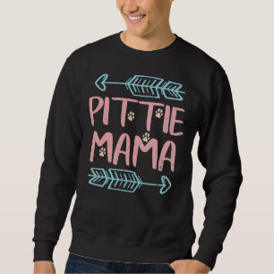 Moletom Pittie Mama Pitbull Lover Pit Bull Touro Engraçado