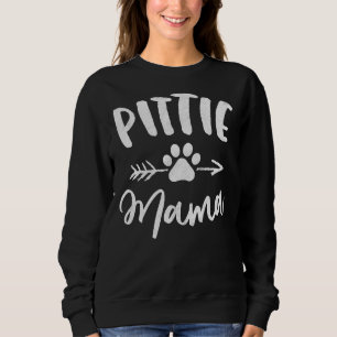 Moletom Pittie Mama Pitbull Pit Touro Cachorro Mãe Mãe