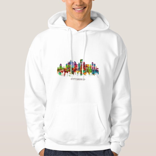 Moletom Pittsburgh Pensilvânia Skyline (Frente)