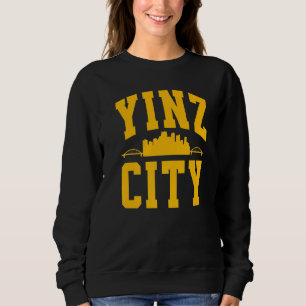 Moletom Pittsburgh Yinz Yinzer Cidade do Aço Paisagem 412