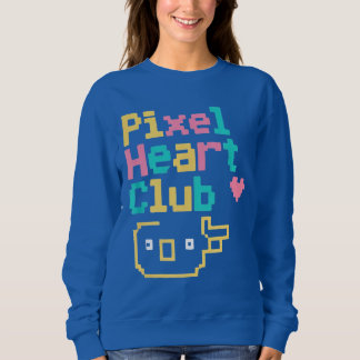 Moletom Pixel Heart Club: Retro Love Pixel Art for Gamers 