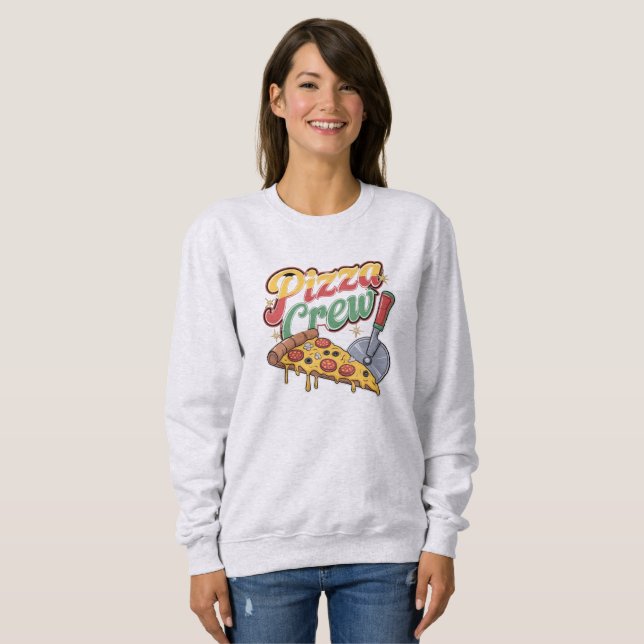 Moletom Pizza Crew (Frente Completa)