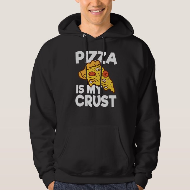 Moletom Pizza É A Minha Pizza Engraçada Torna Noveldade Fo (Frente)