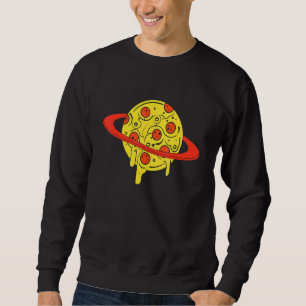 Moletom Pizza Espacial legal Eu Adoro Pizza Planet Graphic