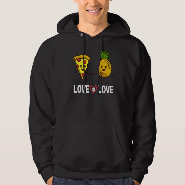 Moletom Pizza Havaiana Pineapple Hawaii Comidas Engraçadas (Frente)
