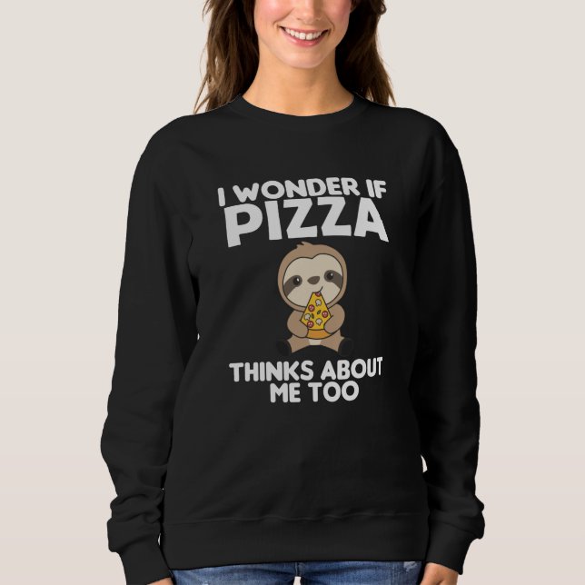 Moletom Pizza Lover Pizza Engraçado (Frente)