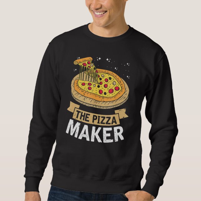 Moletom Pizza Maker Rápido De Queijo De Comida Amor (Frente)