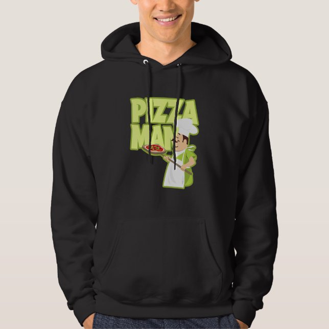 Moletom Pizza Man Italiana Comida Pizza Comida Pizza 1 (Frente)