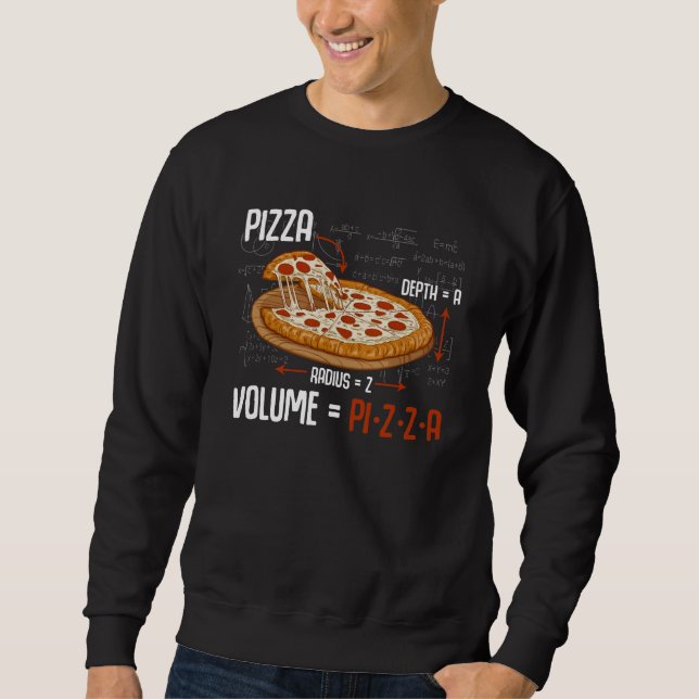 Moletom Pizza Matemática Fórmula Física Foodie Ciência (Frente)