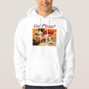 Moletom Pizza obtida? hoodie dos homens