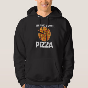 Moletom Pizza Para Crianças Meninos Fatia de Pizza Italian