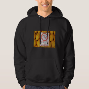 Moletom Placa engraçada 'Não toque no manga'