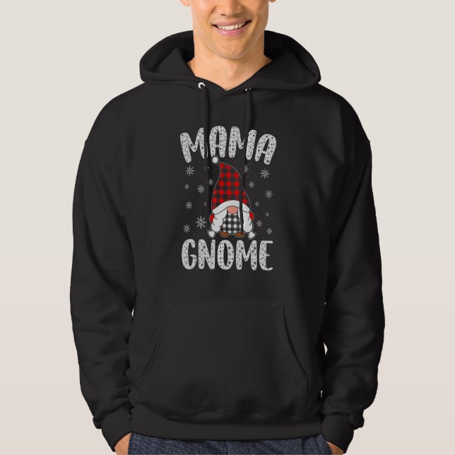 Moletom Plaid Print Hat Mama Gnomes Family Matching (Frente)