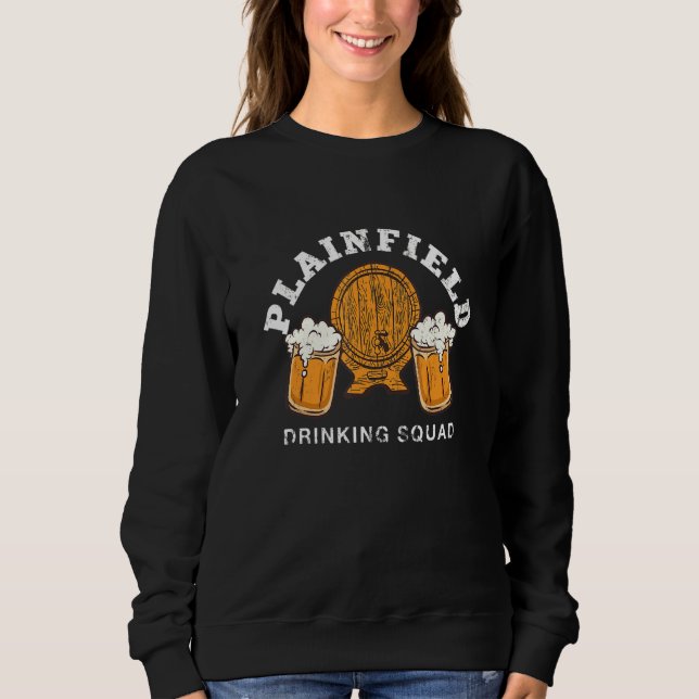 Moletom Plainfield Bebendo Squad Illinois Homebrewing Il (Frente)
