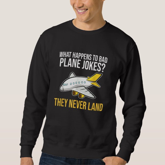 Moletom Plane Joke Never Land Aerospace Engineering Engine (Frente)