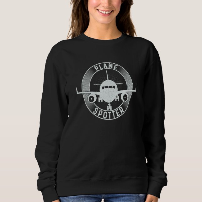 Moletom Plane Spotter Pilot Airplane Plane Aviation  1 (Frente)