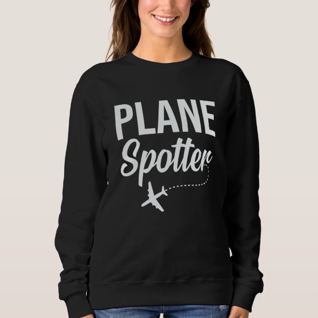 Moletom Plane Spotter Pilot Airplane Plane Aviation  10 (Frente)