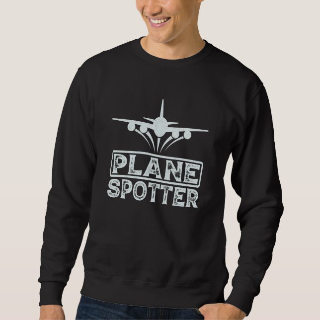 Moletom Plane Spotter Pilot Airplane Plane Aviation  5 (Frente)