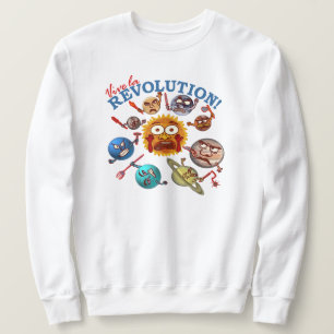 Moletom Planeta Engraçado Revolução Astrônomo Exterior